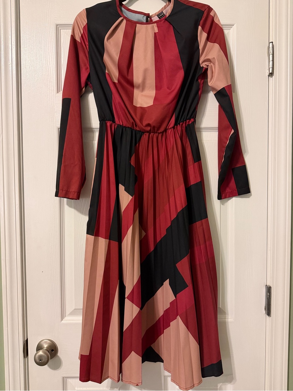 SHEIN Long-Sleeve Midi Dress